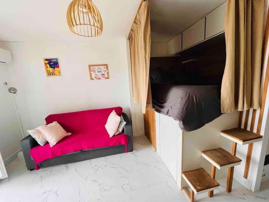 Charmant Studio Pour 3 Personnes Vallauris Extérieur photo